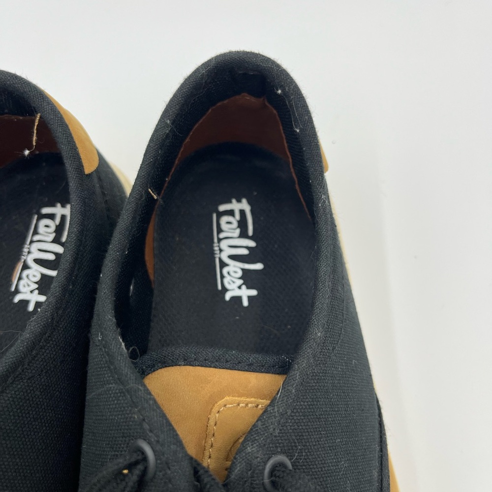 FarWest Men's Black and Tan Sneakers Size 12 - Picture 6 of 16